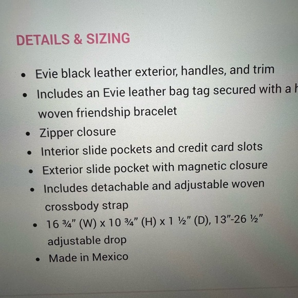 Consuela Black Crossbody Bag - Picture 10 of 13